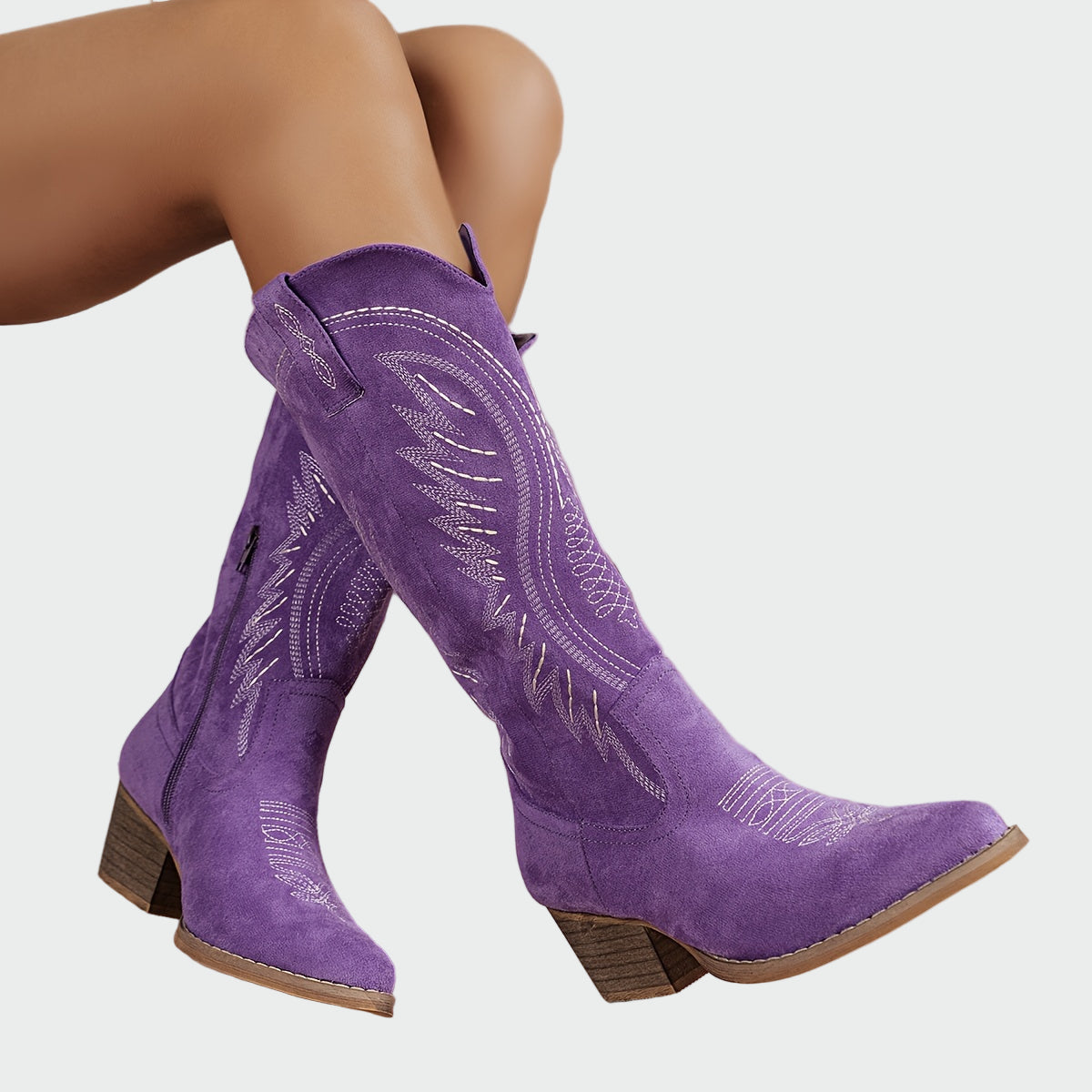Marjolaine | Bottines western brodées à la mode