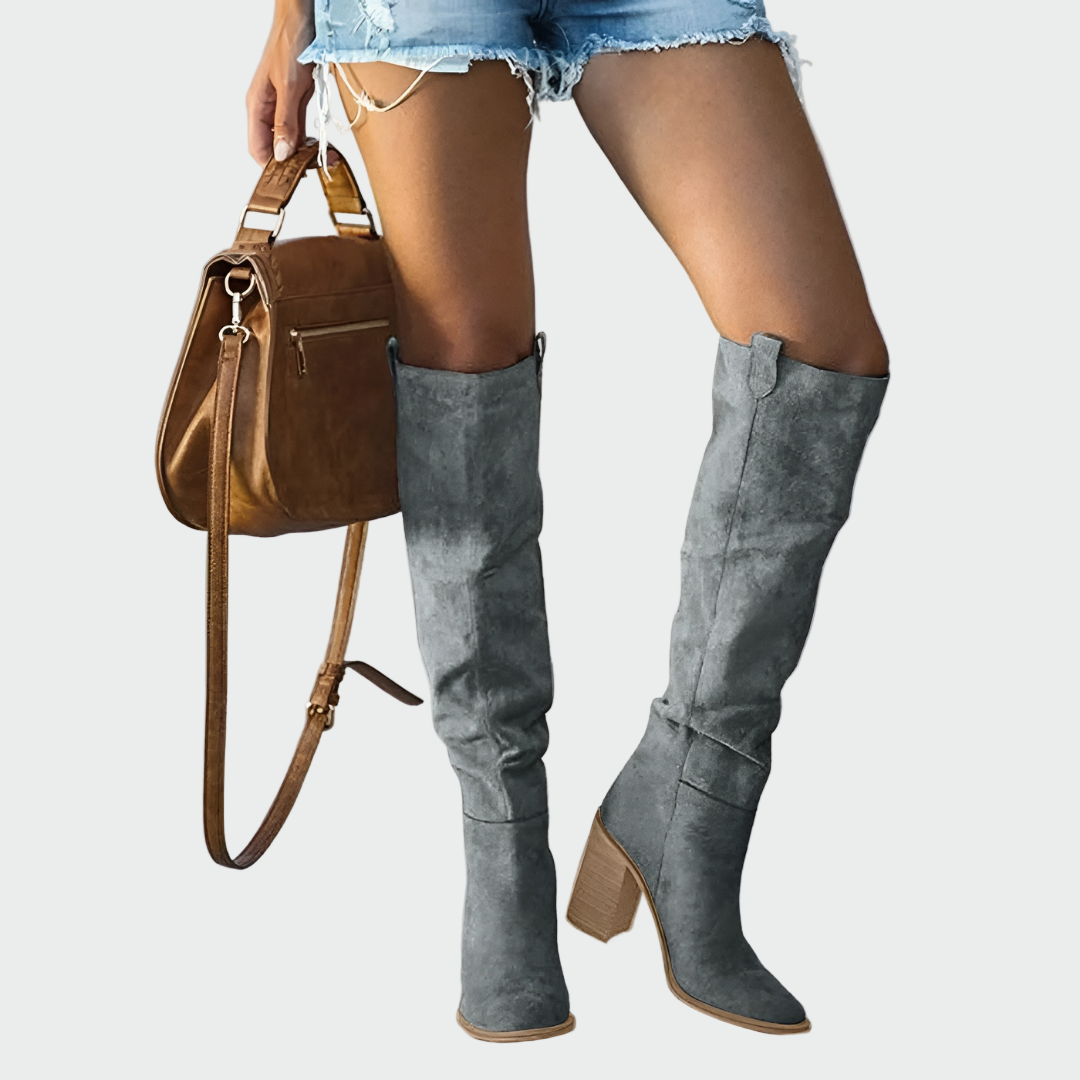 Capucine | Bottes orthopédiques en cuir jusqu’au genou