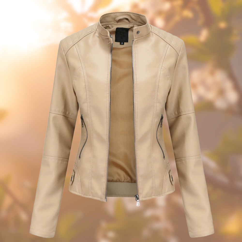 Adèle | Veste en cuir style moderne