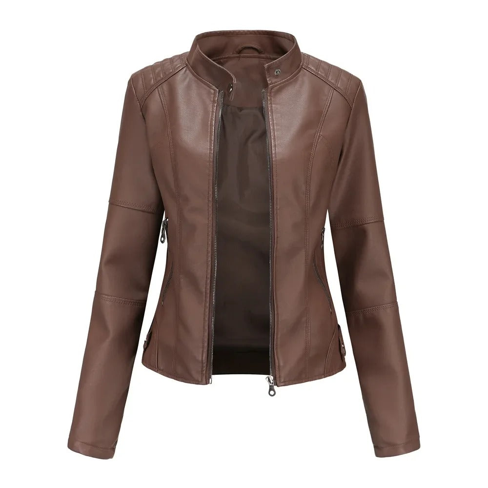 Mathilde | Veste en cuir élégante et tendance