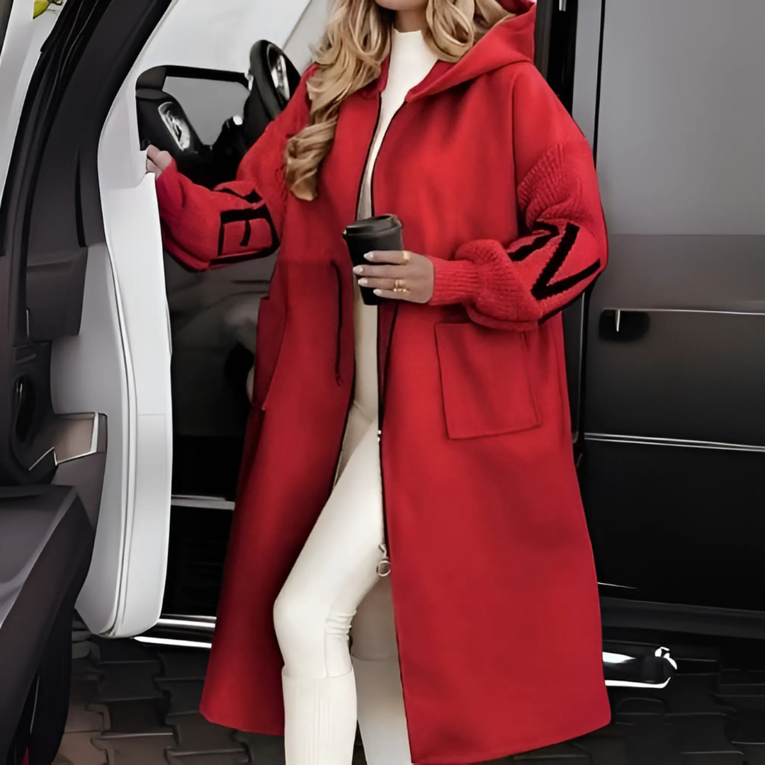 Sylvette | Manteau élégant à capuche