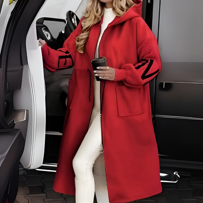 Sylvette | Manteau élégant à capuche