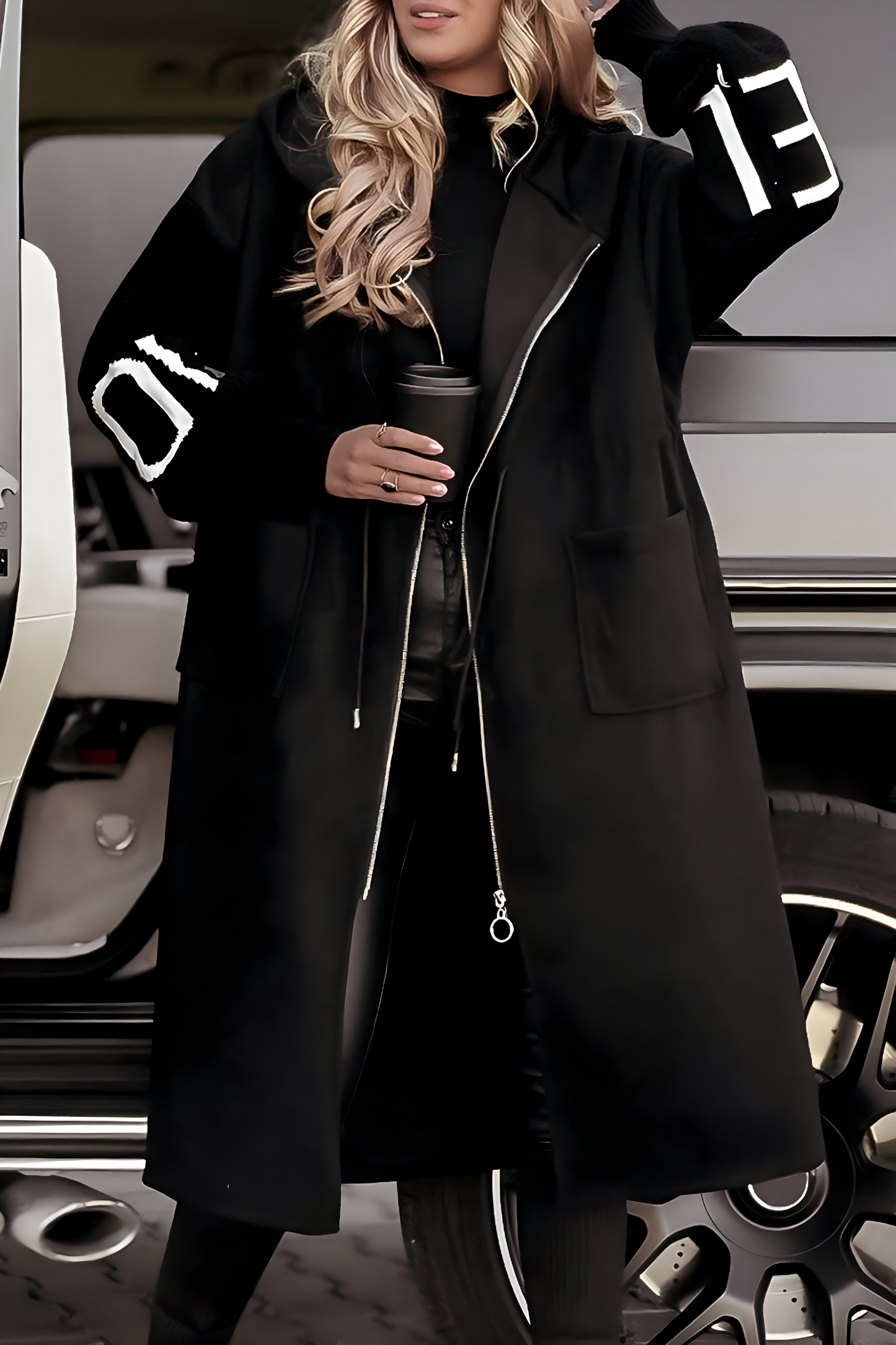 Sylvette | Manteau élégant à capuche