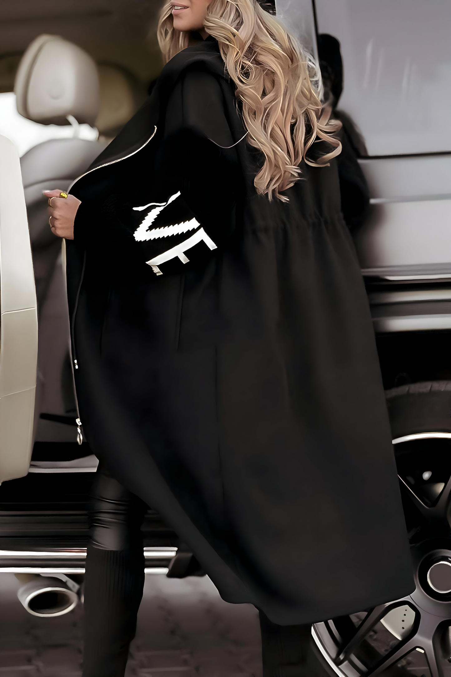 Sylvette | Manteau élégant à capuche