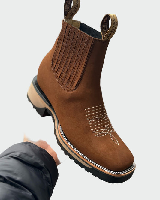 Apolline | Bottes de cowboy en cuir