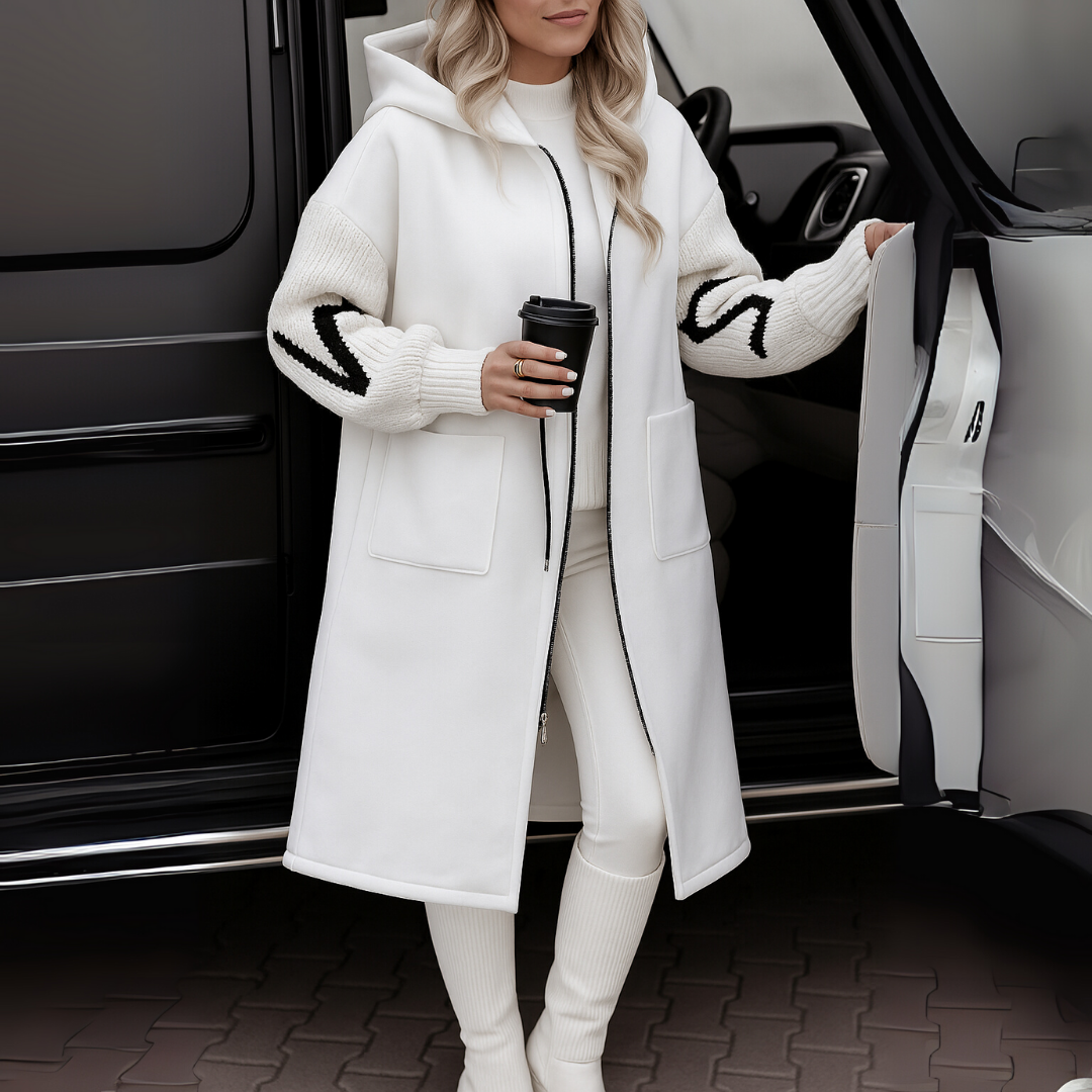 Sylvette | Manteau élégant à capuche