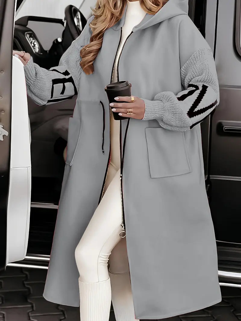 Sylvette | Manteau élégant à capuche