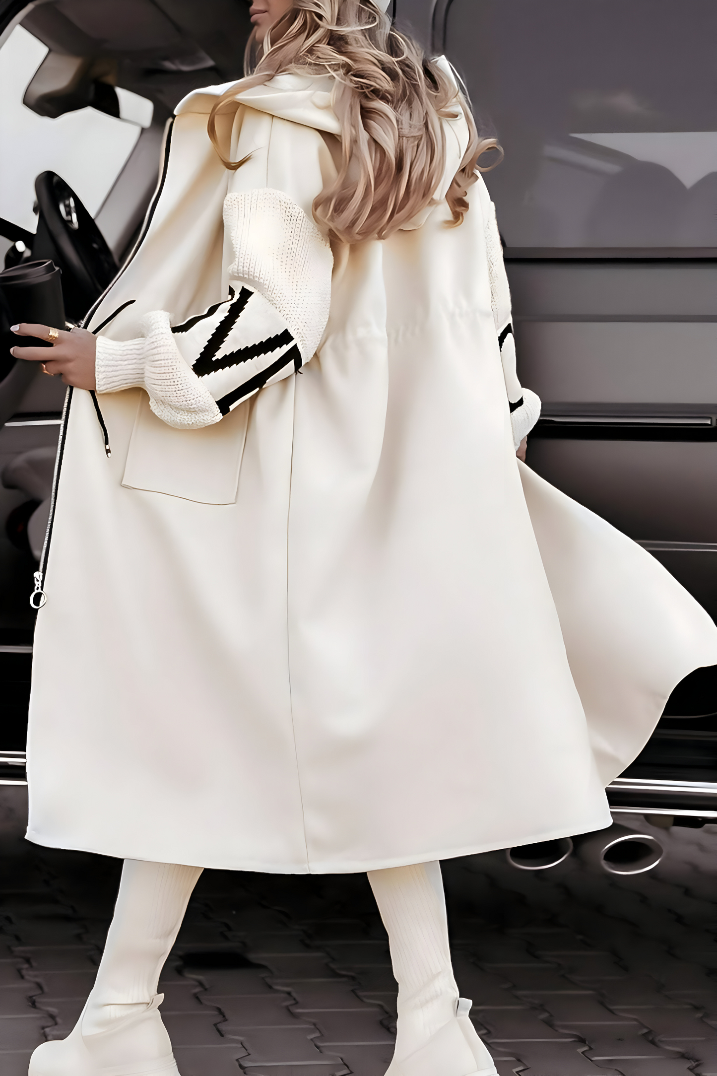 Sylvette | Manteau élégant à capuche