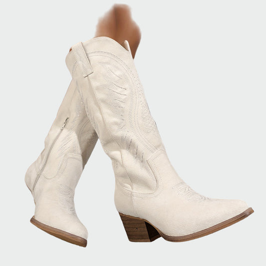 Marjolaine | Bottines western brodées à la mode