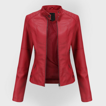 Adèle | Veste en cuir style moderne