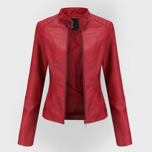 Adèle | Veste en cuir style moderne