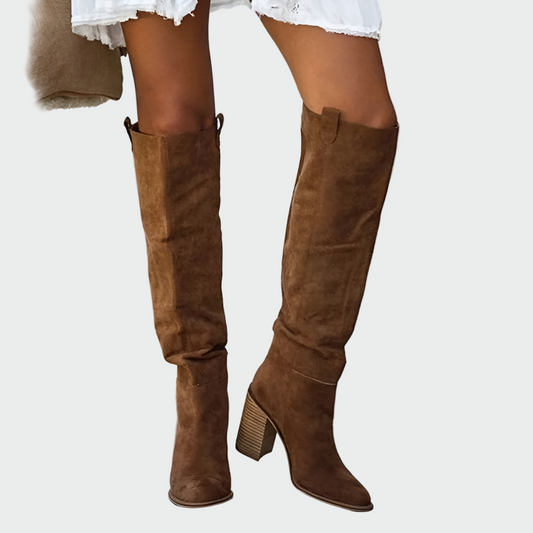 Capucine | Bottes orthopédiques en cuir jusqu’au genou