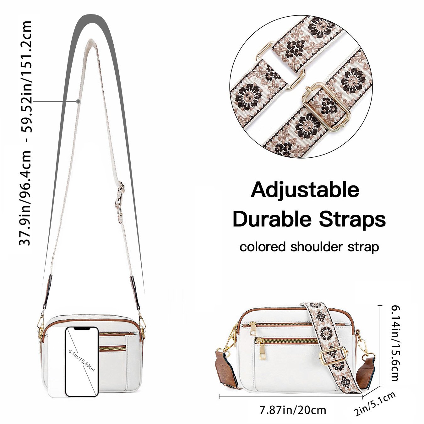 Calypso | Sac à bandoulière en cuir raffiné