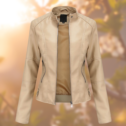 Adèle | Veste en cuir style moderne