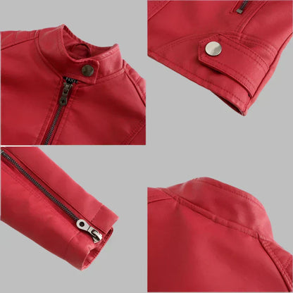 Chloé | veste en cuir lisse minimaliste