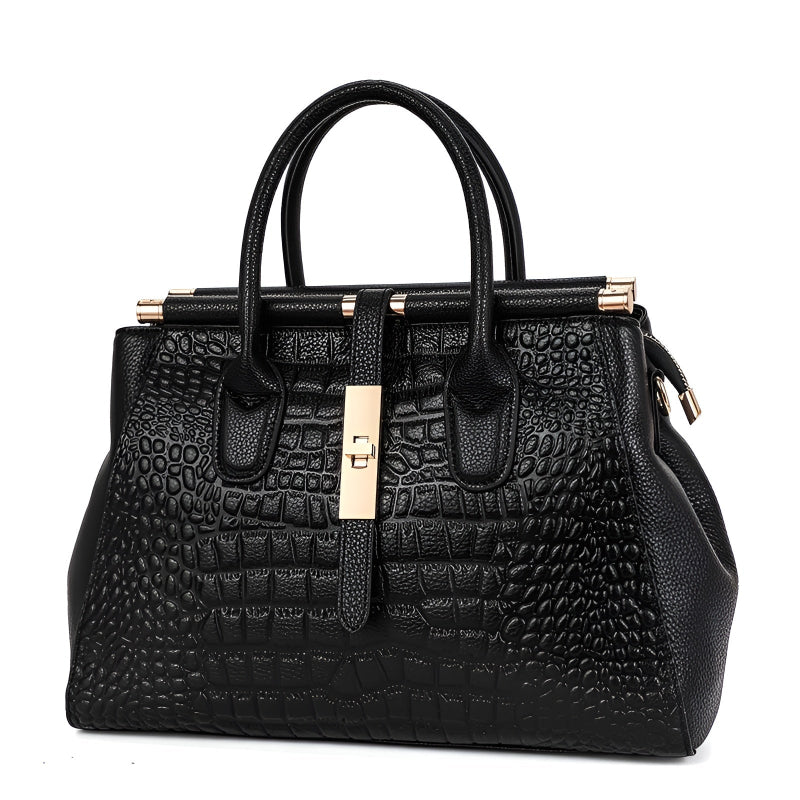 Adélaïde | Sac à Main Effet Croco