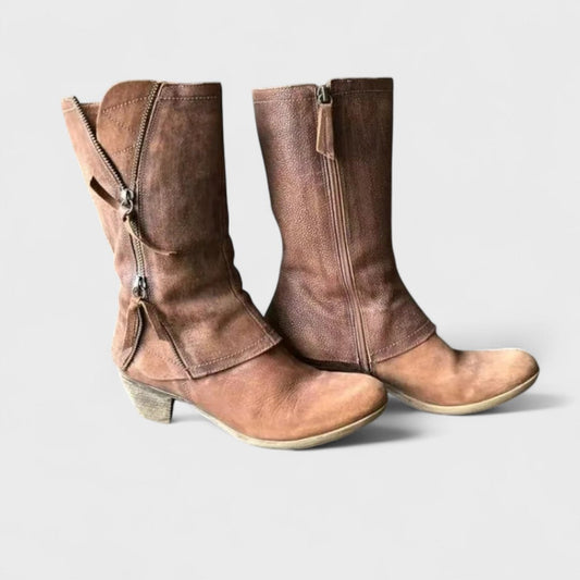 Emmanuelle | Bottes vintage mi-mollet