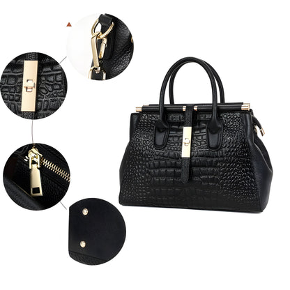 Adélaïde | Sac à Main Effet Croco