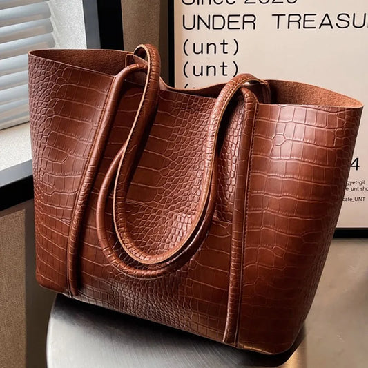 Isaline | Sac à bandoulière en cuir crocodile