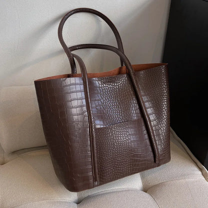 Isaline | Sac à bandoulière en cuir crocodile