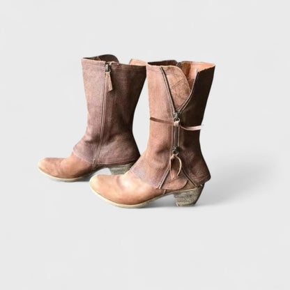 Emmanuelle | Bottes vintage mi-mollet