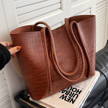 Isaline | Sac à bandoulière en cuir crocodile